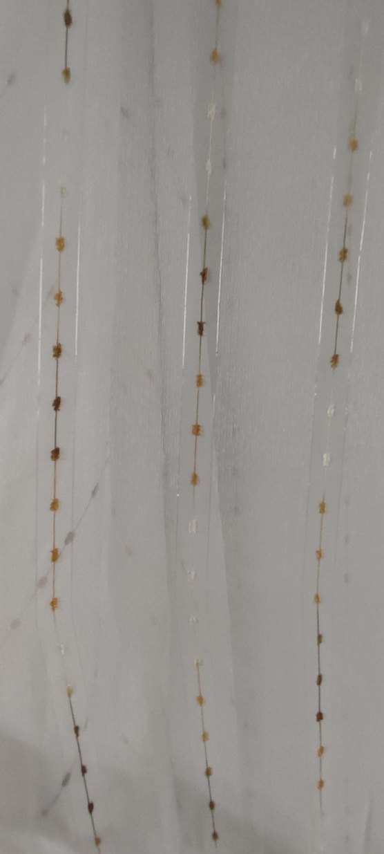 İşlemeli Bohem Ekru  Perde - Görsel 2