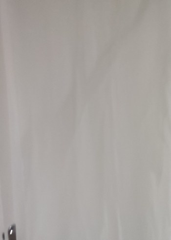 Beyaz Parlak Düz Tül Perde - Görsel 2