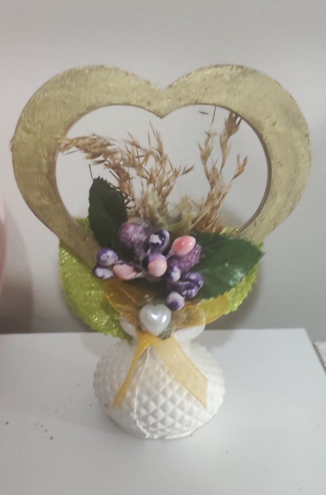 Kalp temalı sofra dekoru - Görsel 3