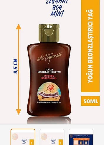 Eda Taşpınar bronzlastırıcı yağ