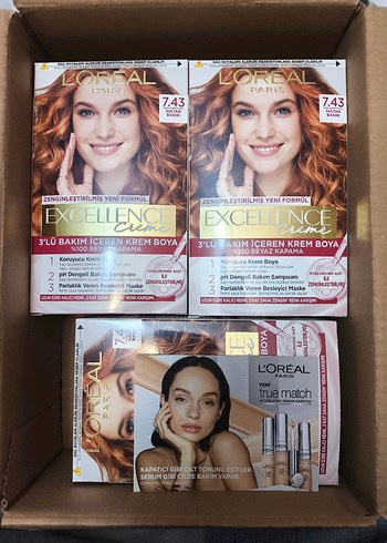 L'Oréal Excellence Creme 7.43 Sultan Bakırı Saç Boyası - Görsel 2