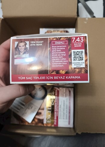 L'Oréal Excellence Creme 7.43 Sultan Bakırı Saç Boyası - Görsel 4