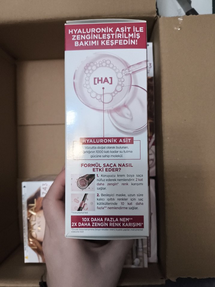 L'Oréal Excellence Creme 7.43 Sultan Bakırı Saç Boyası - Görsel 3