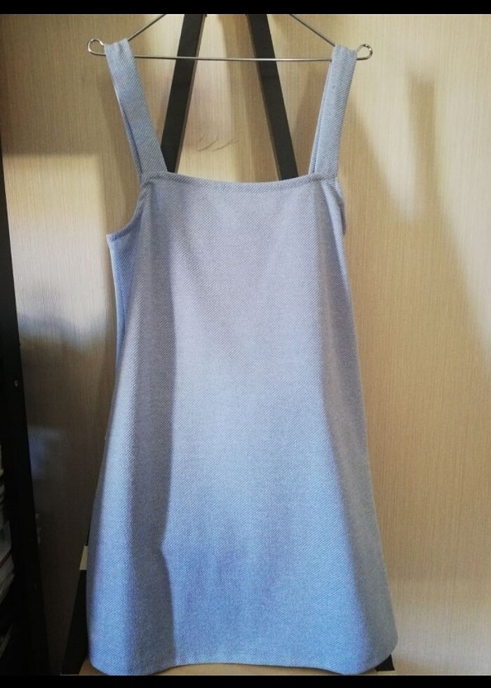 Koton Askılı Mini Mavi Elbise - Görsel 4