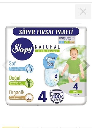 sleepy 4 numara 100 lü külot bez son fiyat
