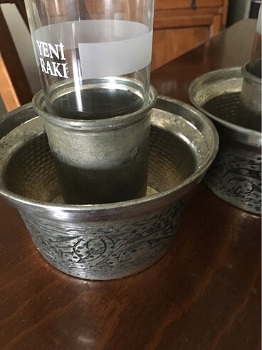 Rakı soğutucusu ve bardağı orijinal