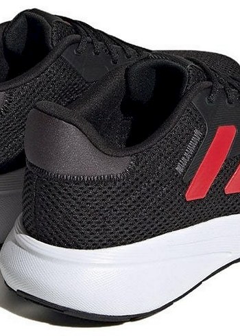 Erkek Siyah Kırmızı Bağcıklı Spor Ayakkabı - Görsel 6