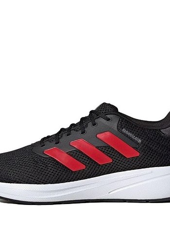 Erkek Siyah Kırmızı Bağcıklı Spor Ayakkabı - Görsel 2