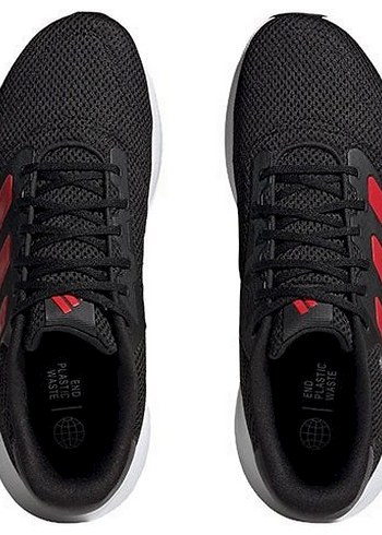 Erkek Siyah Kırmızı Bağcıklı Spor Ayakkabı - Görsel 7