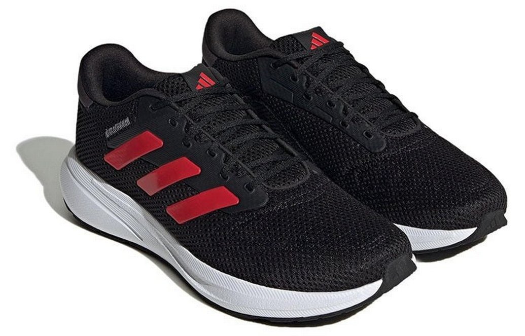 Erkek Siyah Kırmızı Bağcıklı Spor Ayakkabı - Görsel 5