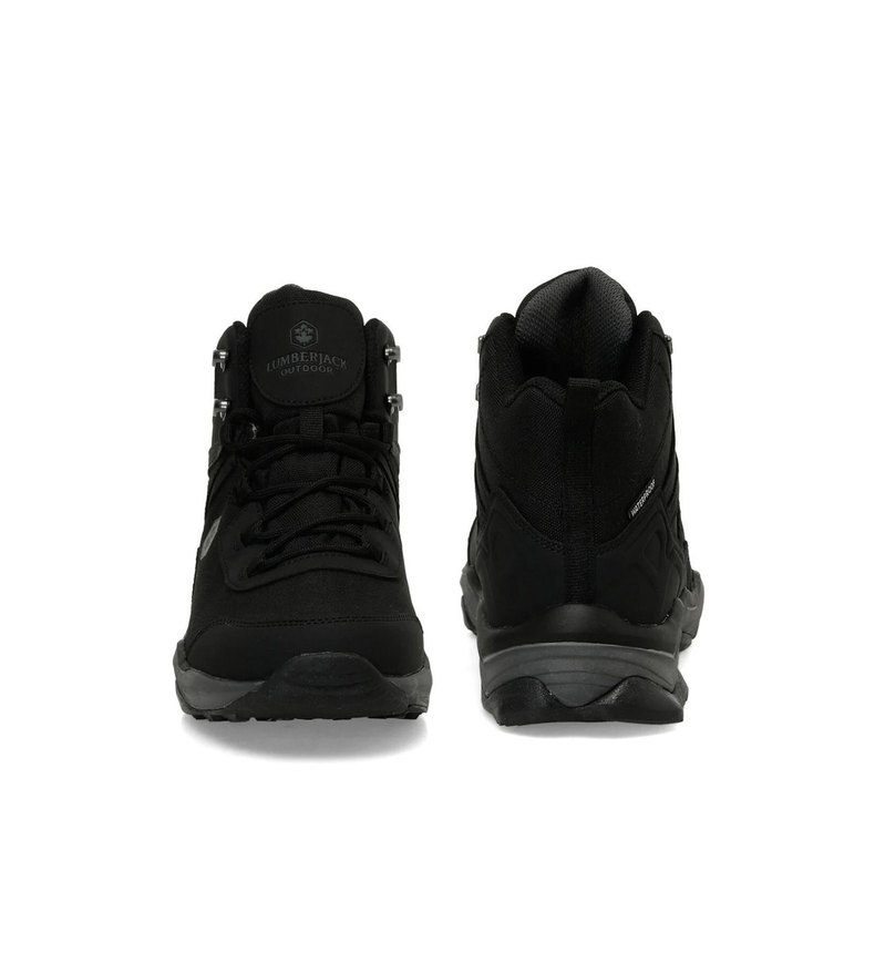 %100 Su Geçirmez Siyah Erkek Outdoor Ayakkabı - Görsel 5