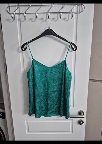 Yeşil V Yakalı Salaş Mini Atlet