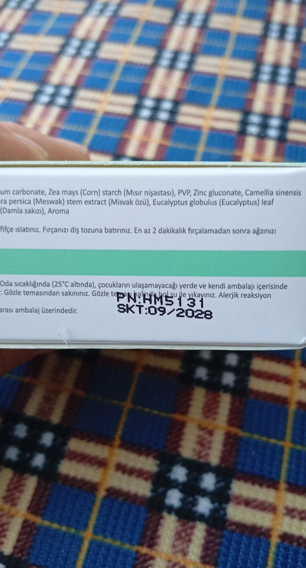 homm life damla sakızlı diş tozu - Görsel 2