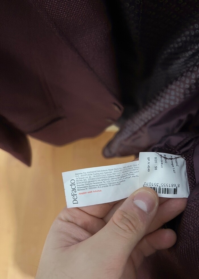 Defacto erkek blazer ceket - Görsel 3