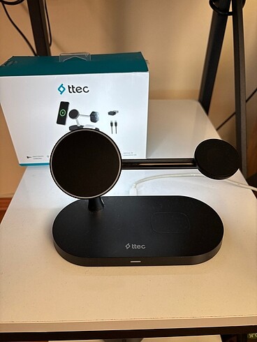 ttec AirCharger Quattro M MagSafe Uyumlu 4'ü 1 Arada iPhone + Ap - Görsel 4