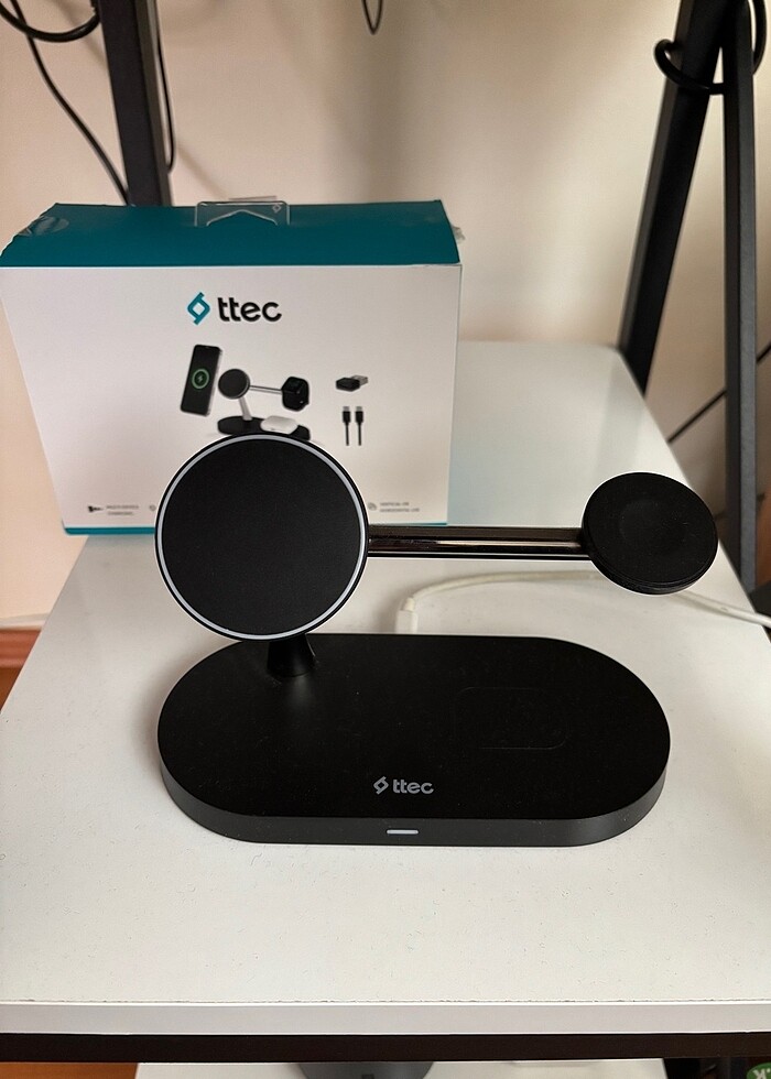 ttec AirCharger Quattro M MagSafe Uyumlu 4'ü 1 Arada iPhone + Ap - Görsel 3