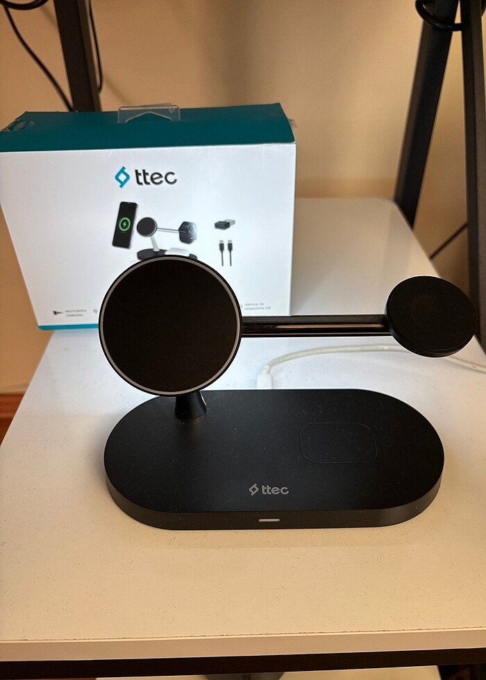 ttec AirCharger Quattro M MagSafe Uyumlu 4'ü 1 Arada iPhone + Ap - Görsel 4