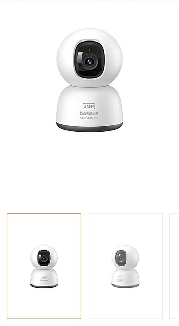 Baseus Security P1 Lite Indoor 2K 3MP Wi-Fi Güvenlik Kamerasi Al - Görsel 3