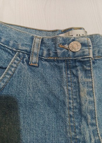 Diğer Kadın Mavi Mini Denim Şort