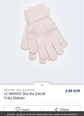 Çocuk eldiven - Görsel 4