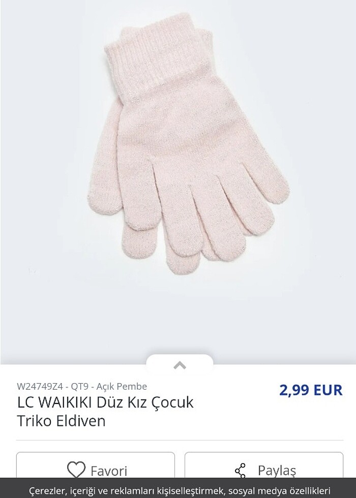 Çocuk eldiven - Görsel 4