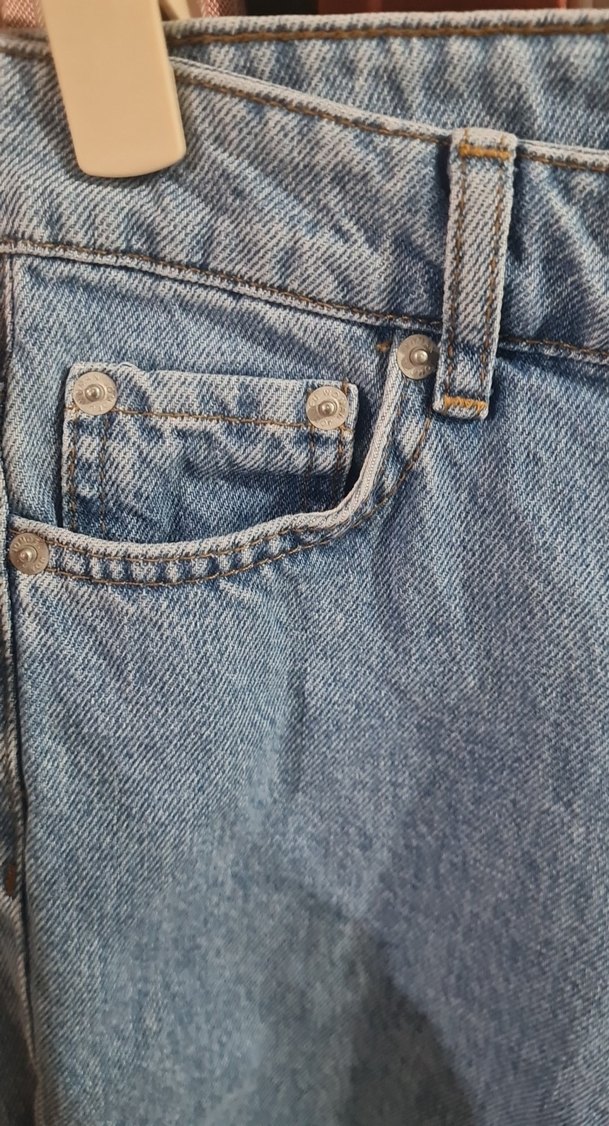 yırtık Mavi Kadın Kot Pantolon - Görsel 4