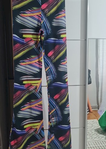 Renkli ispanyol Kadın spor tayt - Görsel 5