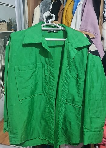 Püsküllü Nakışlı Yeşil Bohem Kadın Gömlek - Görsel 2