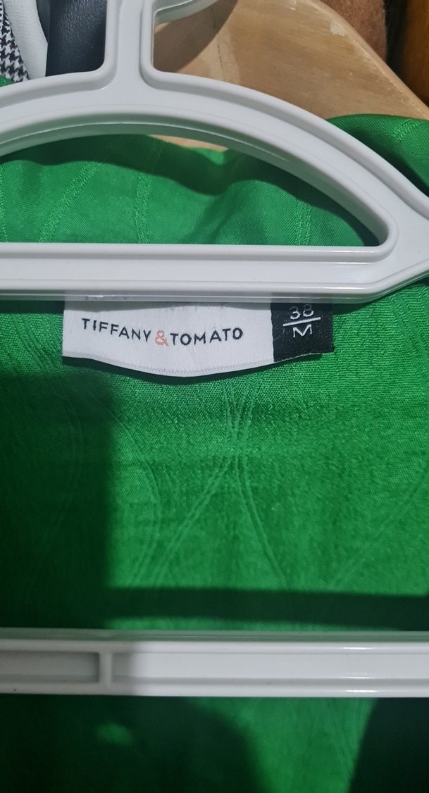 Püsküllü Nakışlı Yeşil Bohem Kadın Gömlek - Görsel 3