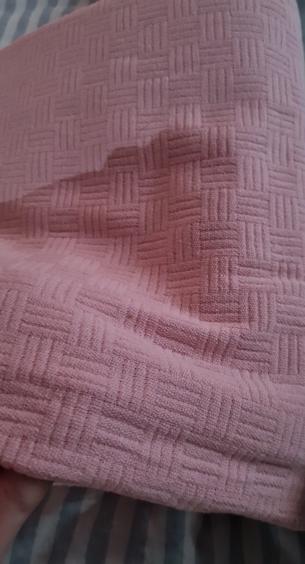 Çizgili Haki beyaz Pamuklu Yastık Kılıfı Takımı - Görsel 2