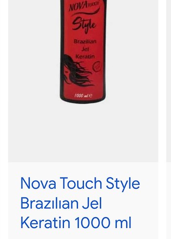 Nova Touch Style Brezilya Keratin Jeli 1000 ml - Görsel 2