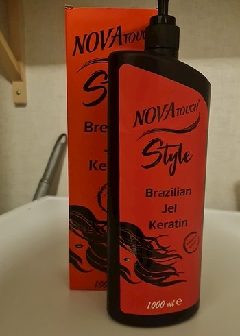 Nova Touch Style Brezilya Keratin Jeli 1000 ml - Görsel 3