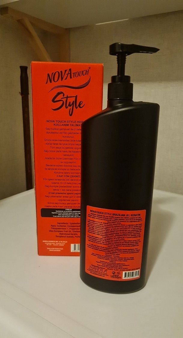 Nova Touch Style Brezilya Keratin Jeli 1000 ml - Görsel 5