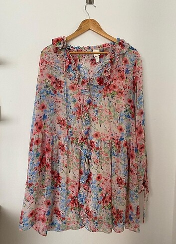 H&M desenli elbise
