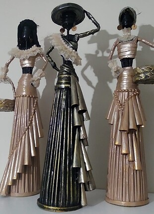 Madame Coco Otantik Fransız Mumluk Biblo