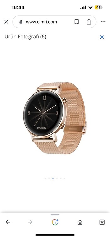 Huawei Watch GT2 elegant rose gold