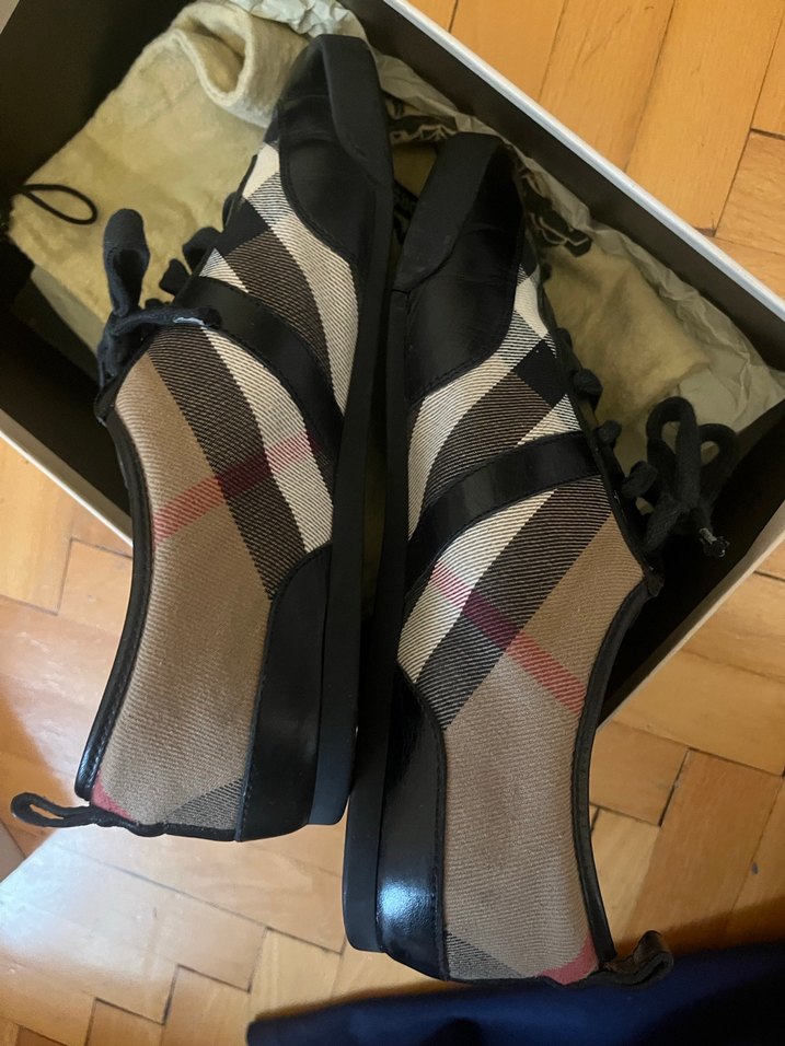 Burberry Siyah Kadın Spor Ayakkabı - Görsel 3