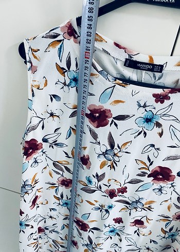 Çiçek Desenli Kolsuz A kesim Hamile elbisesi - Görsel 5