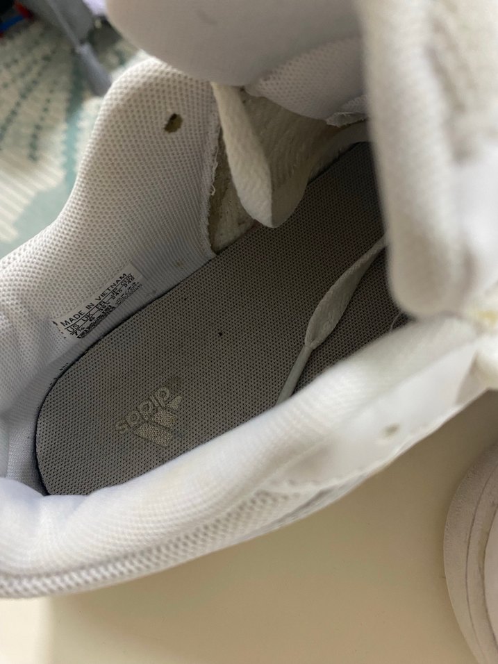 Beyaz Adidas Hoops 3.0 unisex Spor sneakers - Görsel 4