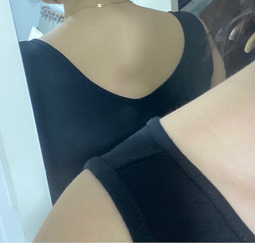 Viskon basic body ön arka V yaka kolsuz - Görsel 5