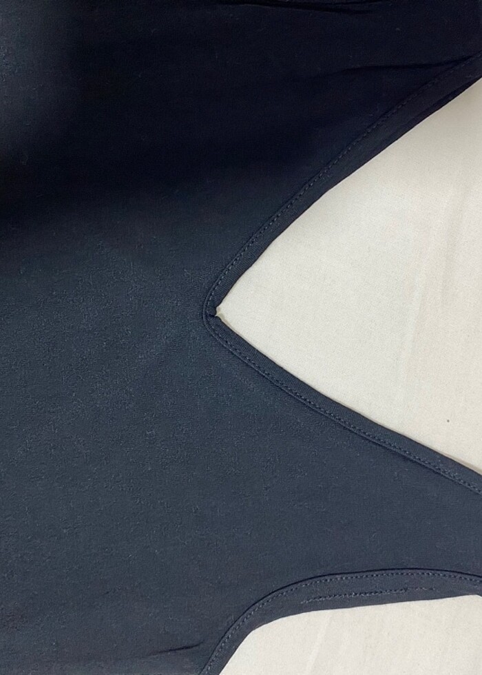 Viskon basic body ön arka V yaka kolsuz - Görsel 3