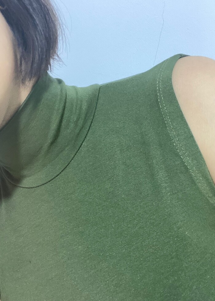 Viskon basic body yarım balıkçı yaka ( madonna model) - Görsel 2