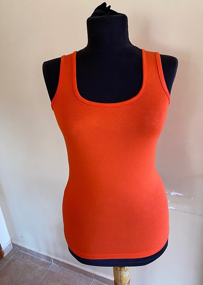 Viskon basic body kare yaka kolsuz - Görsel 4