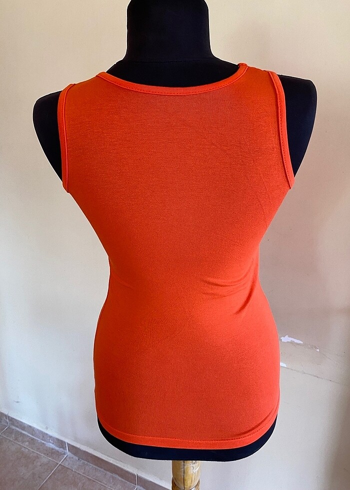 Viskon basic body kare yaka kolsuz - Görsel 5