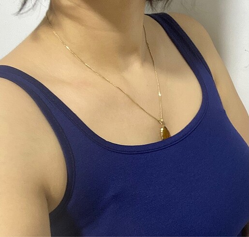 Viskon basic body ön arka / sırtı açık ince askı kare yaka kolsu