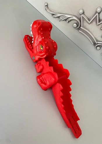 Beden Kırmızı Timsah Figür Oyuncak