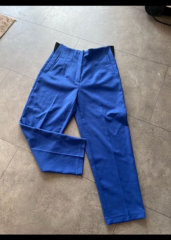 zara Lacivert Kadın Kumaş Pantolon