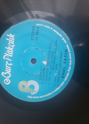 emel sayin Lp 33 Luk plak 