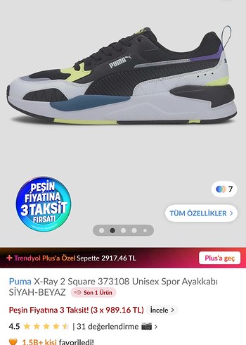 Puma X-Ray Erkek Ayakkabı - Görsel 4