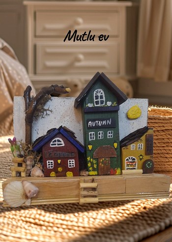 Renkli Ahşap Ev Temalı Dekorasyon - Görsel 2